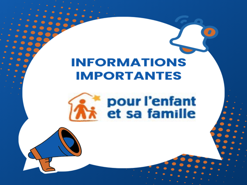 INFORMATIONS IMPORTANTES